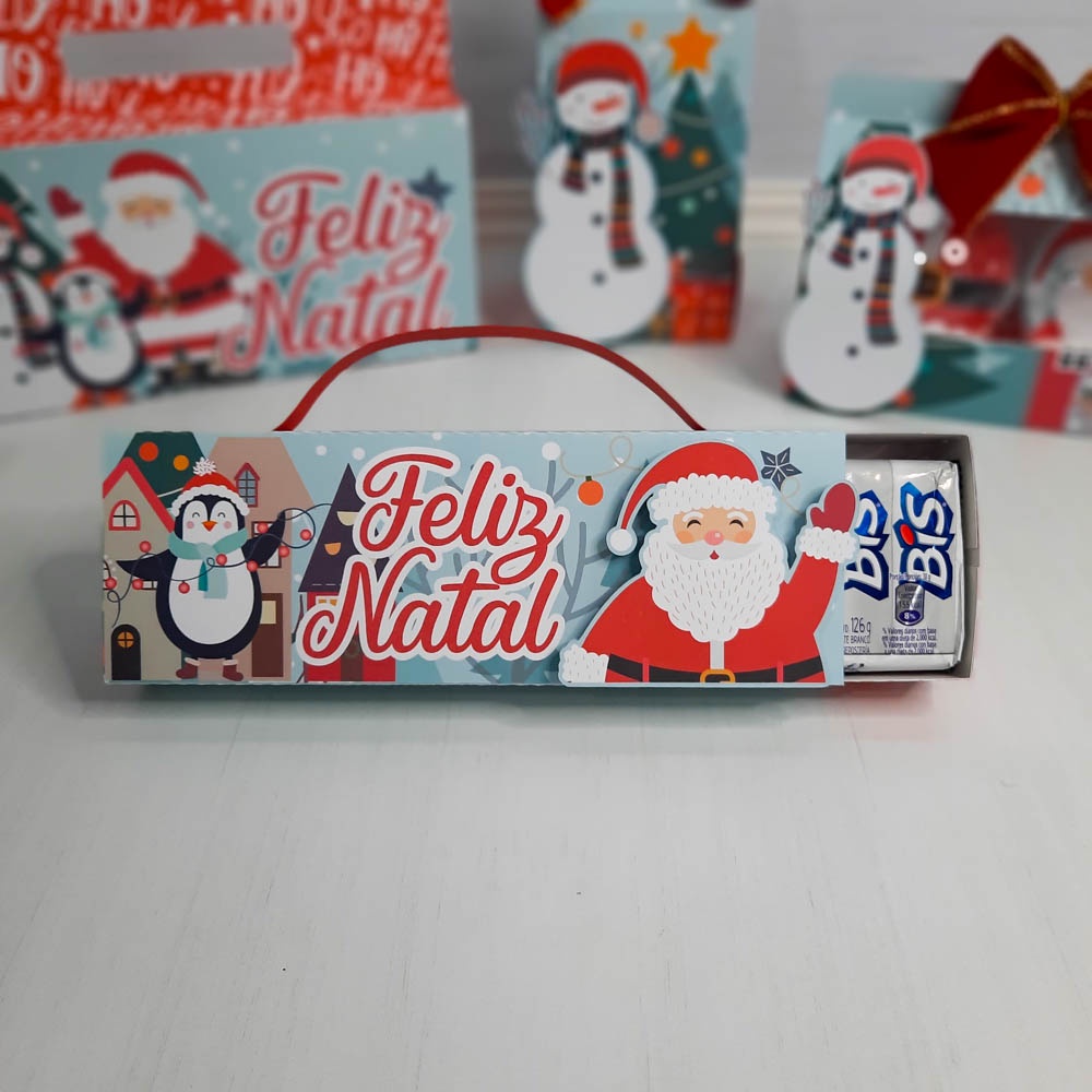 30 Caixa Bis Personalizado Para Natal em Promoção na Americanas