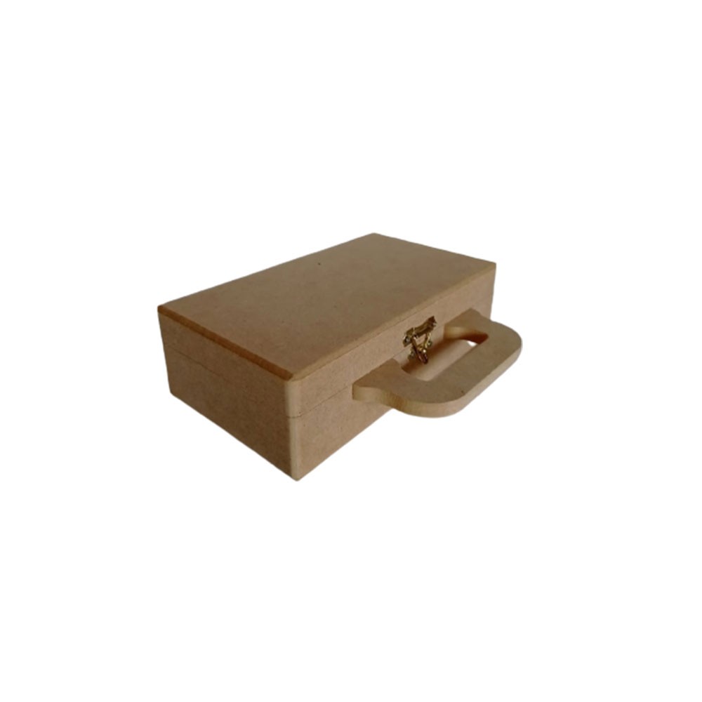 Maleta em MDF - Média 20,5X11,5X6 - Segurança das Alianças - Decoração