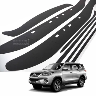 Soleiras Super Protetoras Adesivo para Carro HILUX SW4 2016 a 2024 Acessórios para Carro MRMAGOO