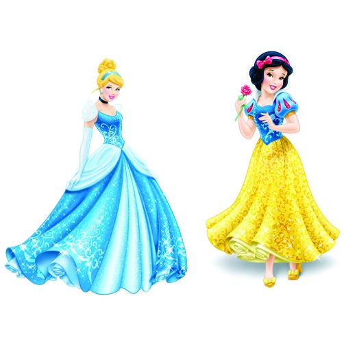 KIT DISPLAYS 2 PEÇAS DE 60CM CINDERELA E BRANCA DE NEVE EM MDF Shopee Brasil