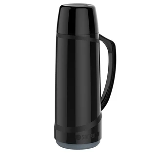 Garrafa Térmica Café e Chá 1 Litro Preta Lisa SOPRANO