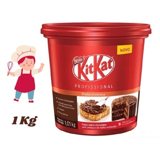 Kitkat Balde 1kg Pasta Cremosa Uso Profissional Chocolate Envio 24h