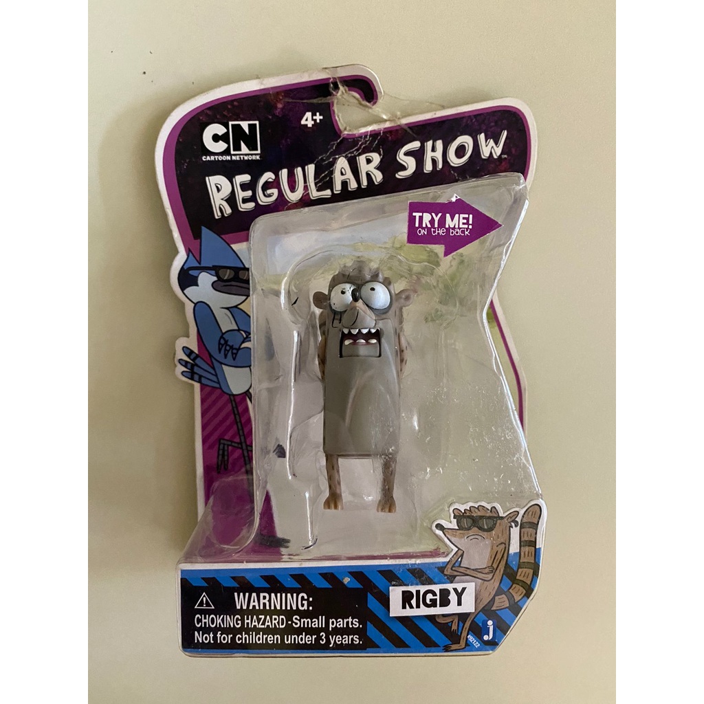 Boneco Apenas um Show Articulado Rigby 7cm | Shopee Brasil