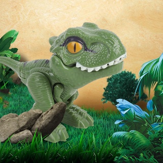 4 pçs/set engraçado dos desenhos animados dedo dinossauro jurássico mundo t- rex criativo complicado tyrannosaurus