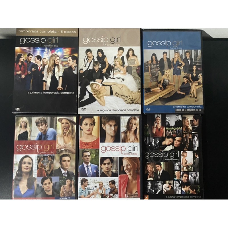 BOX DVD GOSSIP GIRL SÉRIE COMPLETA (Temporada 1-6)
