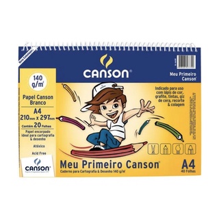 Caderno Meu Primeiro CANSON A4+ 140g/m2