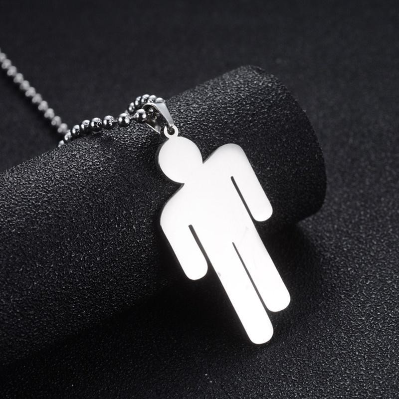 Colar Billie Eilish Blohsh aço inoxidável não amarela | Shopee Brasil