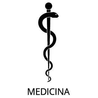 Adesivo - Bastão De Esculápio Asclépio Medicina Profissões