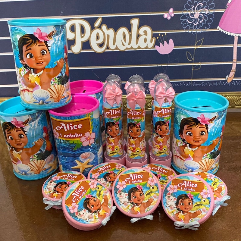 Oblee Marketplace  20 personalizados moana baby