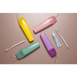 Estojo Porta Escovas De Dente Creme Dental Portátil Mala