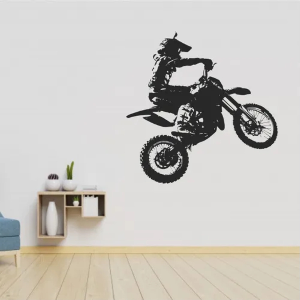 Papel de parede moto motocross mx esporte radical adesivo