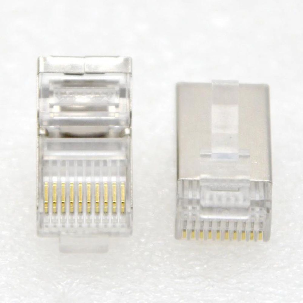kit c/ 40pçs de RJ-50 10vias Blindado | Shopee Brasil