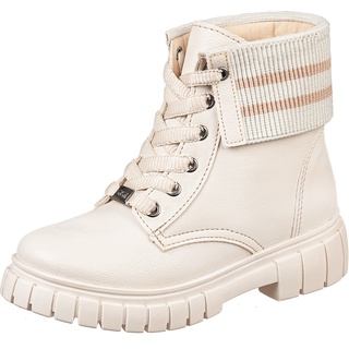 Bota Montaria GiGiL Teen Infantil Coturno Elástico Sola Tratorada Menina Cano Curto Confortável Moda