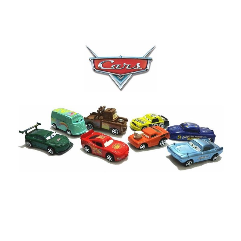 Kit 8 Carrinhos Do Filme Carros 3 Relâmpago Mcqueen | Shopee Brasil