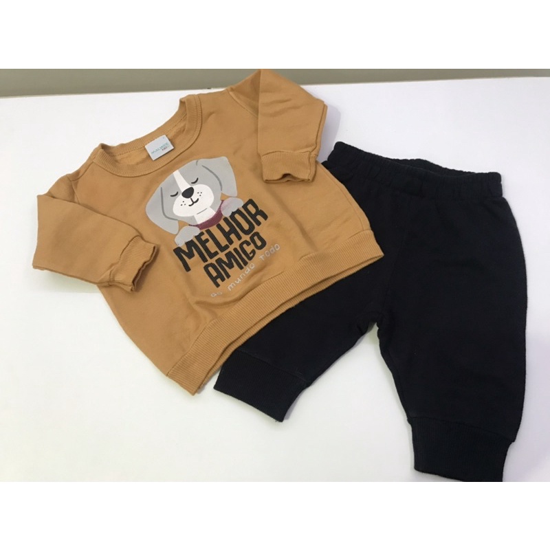 Conjunto moletom sale bebe malwee