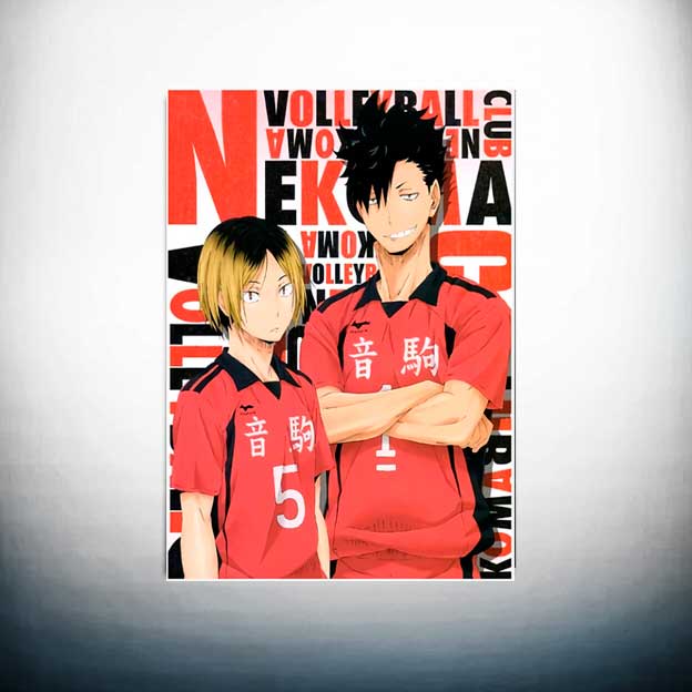 Poster Adesivo Anime Haikyuu Nekoma Time | Shopee Brasil