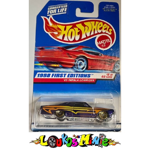 Hot Wheels '65 Impala Lowrider 1998 First Editions #635 Lacr