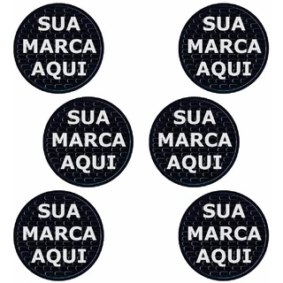 Porta Copos Personalizados Emborrachados 6 Unidades