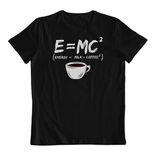Camiseta Básica Unissex Energy Milk Coffe Formula Mc Cup Cafe