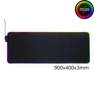 Mouse Pad Extra Grande GG Com LED RGB Com Troca de Cores via Touch