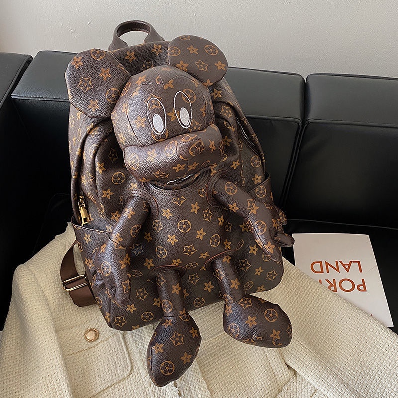 Louis Vuitton Mickey Mouse Plush Backpack