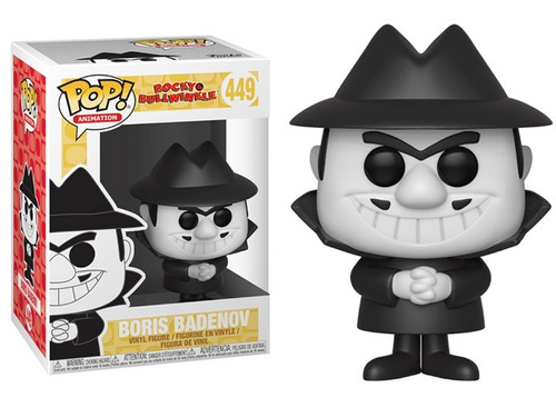 Funko Pop Animation: Rocky&Bullwinkle Boris Collectible Figure, Multicolor main image 1