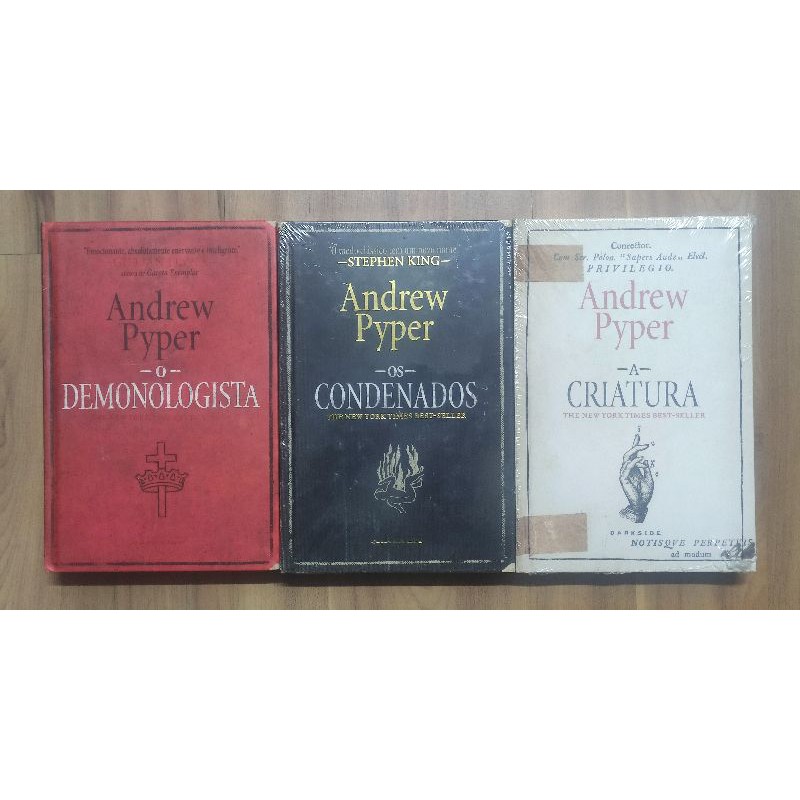Combo Andrew Pyper - O Demonologista, Os Condensados e A Criatura (Darkside)