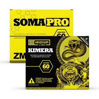 Termogênico Kimera Thermo 60 comprimidos e Soma Pro Pré Hormonal 60 comprimidos Iridium Labs