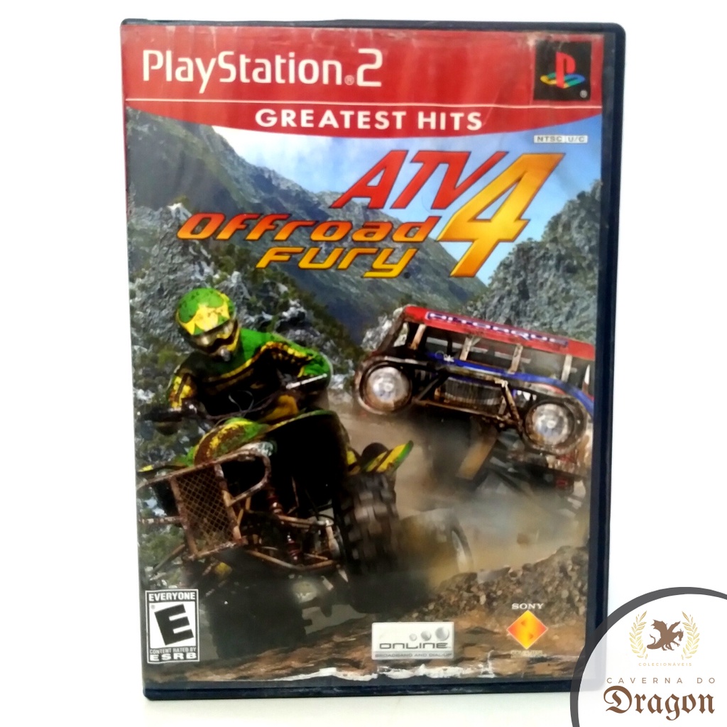 Jogo ATV Offroad Fury 3 original completo para Sony PlayStation 2