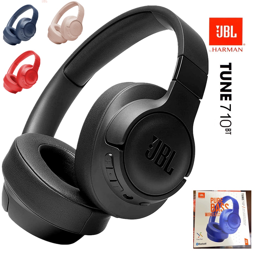 JBL Tune 710BT Fones De Ouvido Sem Fio-Bluetooth Com Microfone , Bateria 50H , Chamadas Mãos Livres , Portáteis
