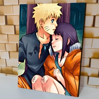 Placa Decorativa Naruto e Sasuke / Anime / Naruto / Desenho