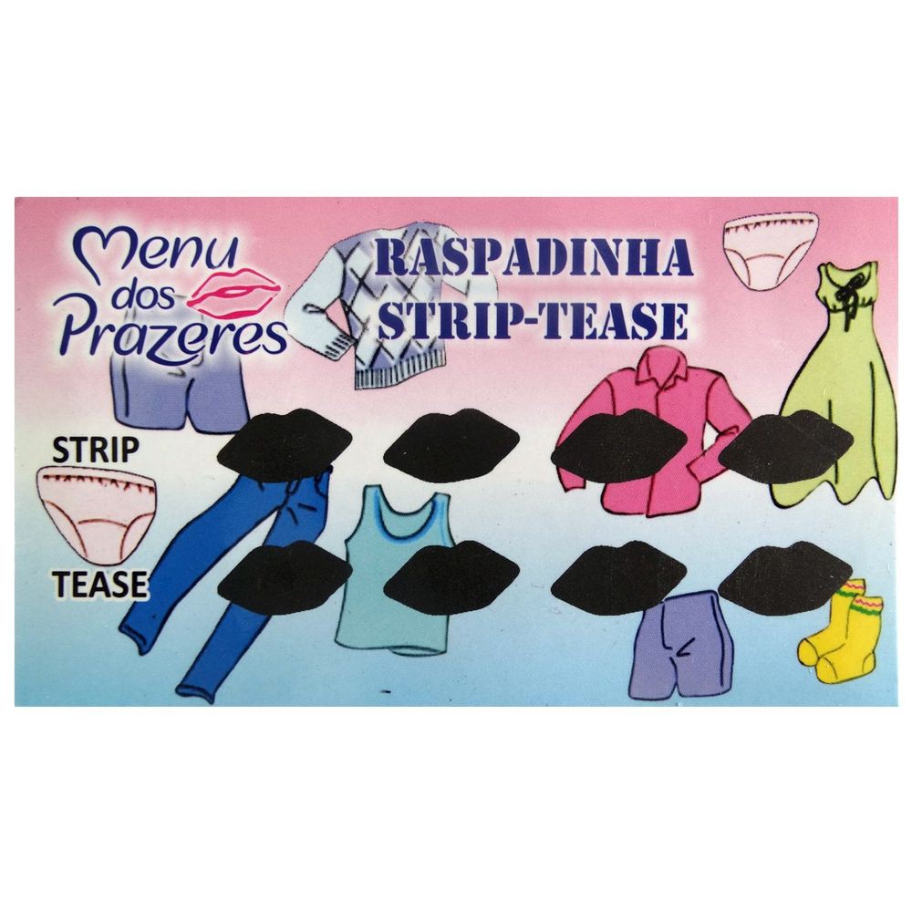 Raspadinha Streap Tease | Shopee Brasil