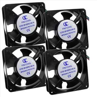 Micro Ventilador 120x120 Bivolt 110V/220V Micro Fan Cooler 120x120x38 (Kit C/ 4 Peças)