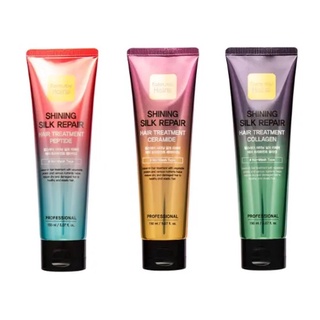 farmstay Shining Silk Repair Hair Treatment (peptide/ceramide/Collagen) 3types 150ml