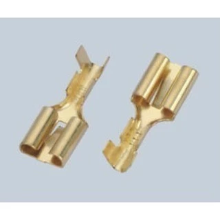 Terminal Faston Fêmea Curto 6,3mm Dj623