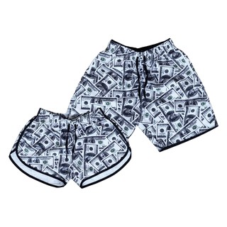 Shorts Kit Casal D lar Qualidade Premium Bermudas Conjuntos Moz o Estampados Moda Praia