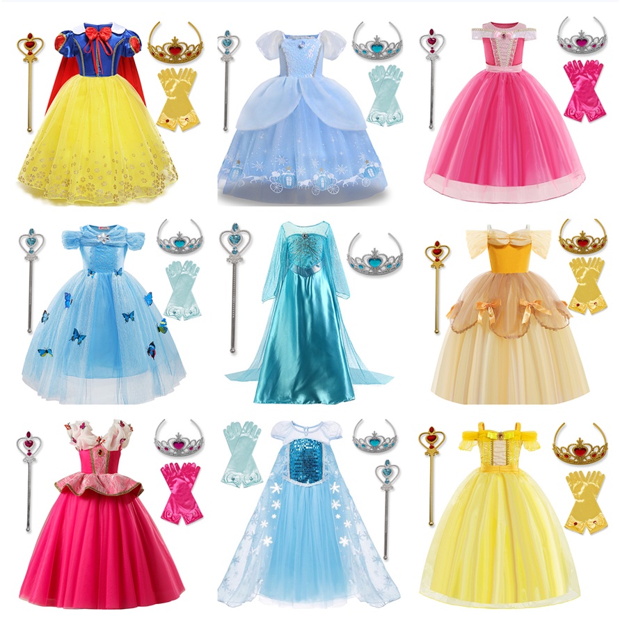 Dzyoleize Fantasia da Princesa Elsa Vestido de tule para meninas da Frozen  Vestido de baile para festa de Halloween, Carnaval, Natal, Aniversário e  Noite (as2, age, 3_years, 4_years, regular, Azul)