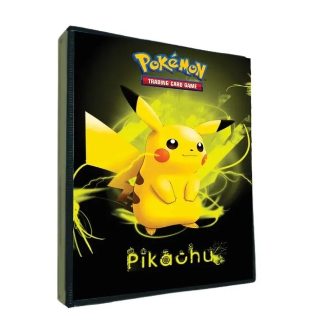 Álbum Pasta tipo Fichário compatível com Card Pokémon - Charizard Shiny e  Ash