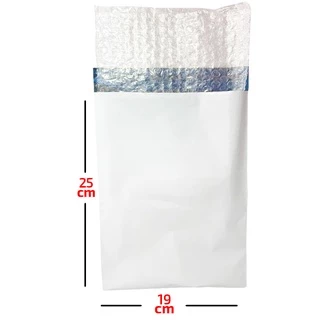 100 Envelope Plástico de Segurança Lacre Com Bolha 19x25 Saco Bolha para correios ecommerce / pronta entrega / resistente / barato