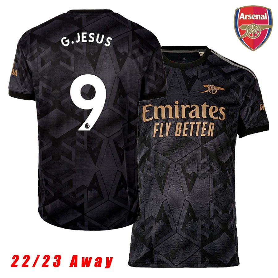 アーセナルFC 22/23 アウェイ Gabriel Jesus Arsenal 22 23 Away Camisa 2022-23 SAKA GABRIEL JESUS SMITH ROWE