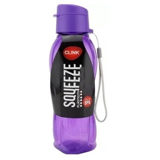 Garrafa Squeeze Plástico 500ml Água, Sucos, Shake, Academia, Escola- CLINK1 Unidade