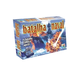 Jogo De Tabuleiro Infantil Educativo Batalha Naval Big Boy - REF.1878
