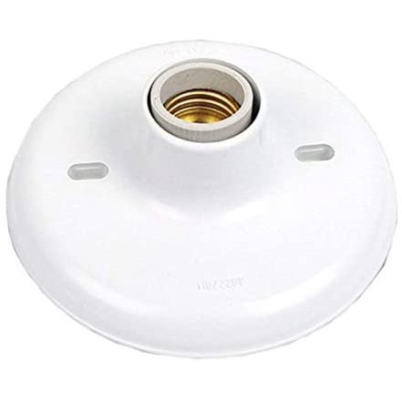 Bocal Plafon Simples Para Lampadas Marques