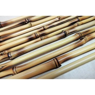 Bambu Fino Tratado Ideal Para Artesanatos 10 Uni, Comprimento 60cm, Espessura: 1cm a 2cm.