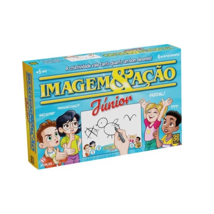 Jogo Imagem & Ação Júnior Tabuleiro Mimica Original Grow 1710 | Shopee ...