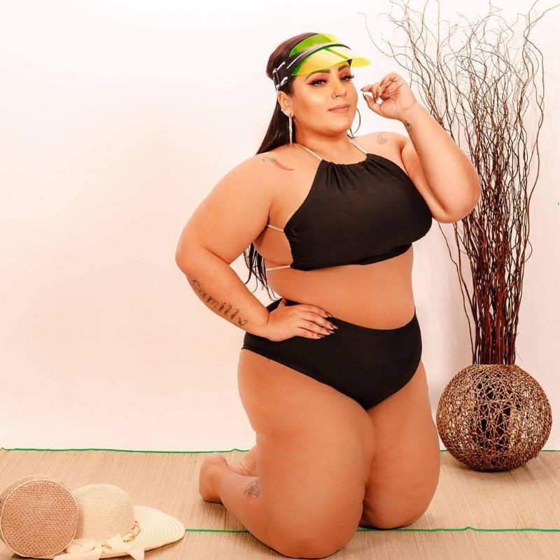 Body Maio Plus Size Meia Taça Com Bojo Moda Praia Têndencia