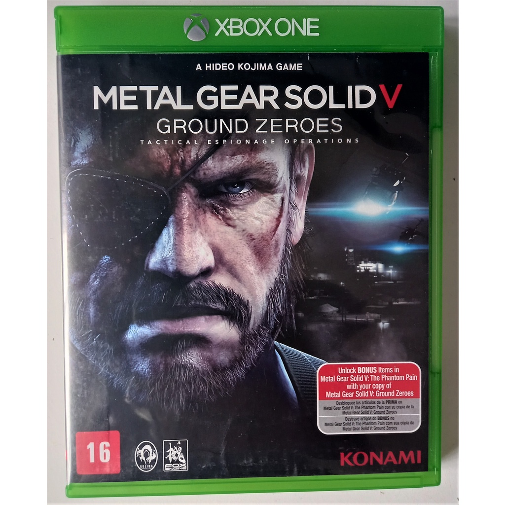 Jogo Metal Gear Solid V: Ground Zeroes - Xbox 360 - Loja de Games