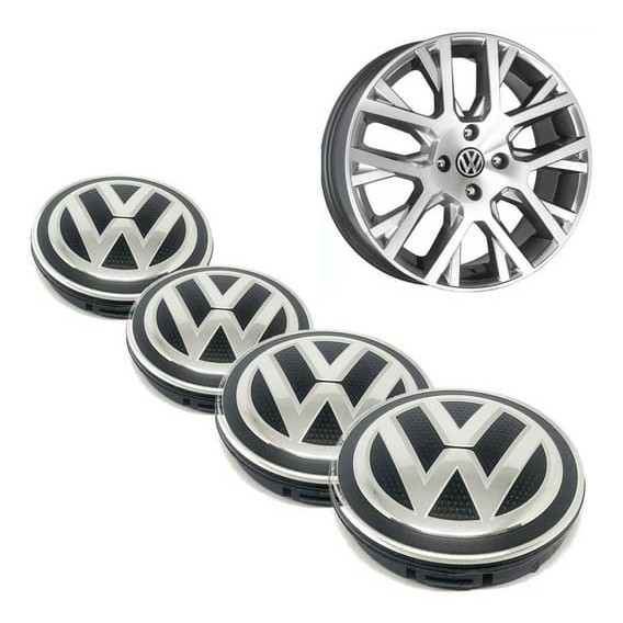 Kit Calota Tampa Centro Roda Volks Vw T-cross Aro 16 17 | Shopee Brasil