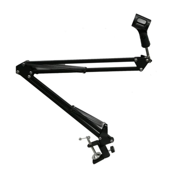 Braço Suporte Pedestal De Mesa Articulado Para Microfones