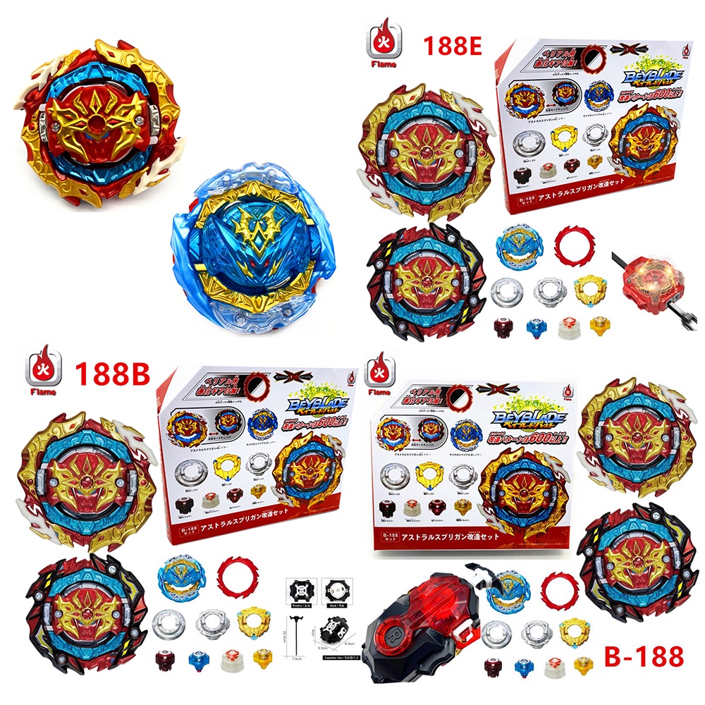 Beyblade Burst QuadDrive Set B188 Astral Spriggan B177 Jet Wyvern